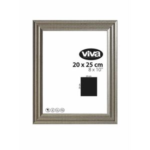 Marco para Foto Gris y Dorado