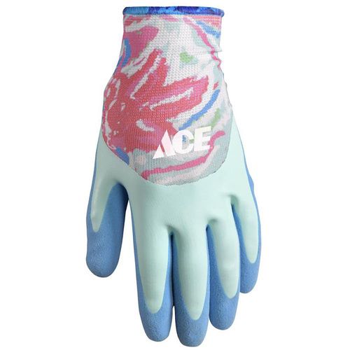 Guantes de Látex para Jardinería Celeste y Flores