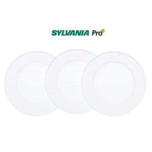 Set de 3 Paneles LED Redondos Empotrables Luz Día 18 W