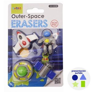 Set de Borradores Espacio Exterior Surtido
