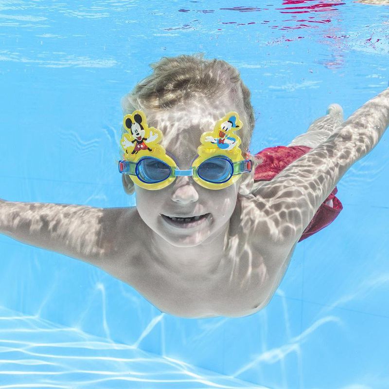 Lentes de Natación para Niños Con Diseño Mickey con Protección UV