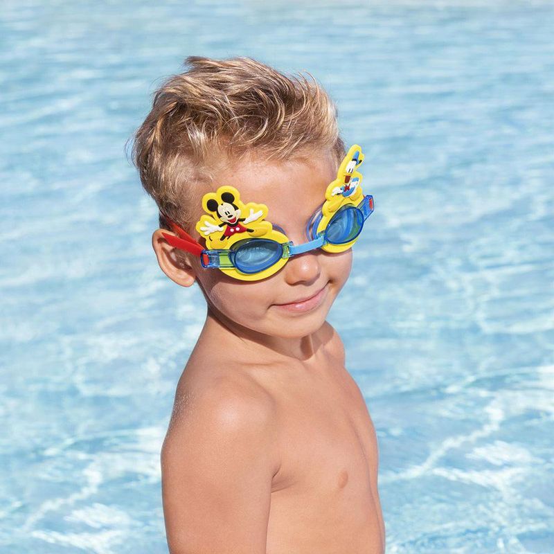 Lentes de Natación para Niños Con Diseño Mickey con Protección UV