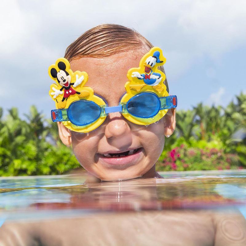 Lentes de Natación para Niños Con Diseño Mickey con Protección UV
