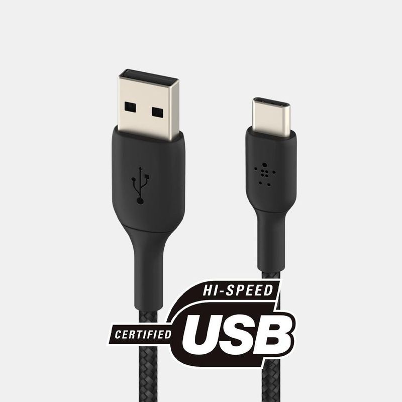 Cable Boostcharge USB a USB-C 100W Negro 2 M