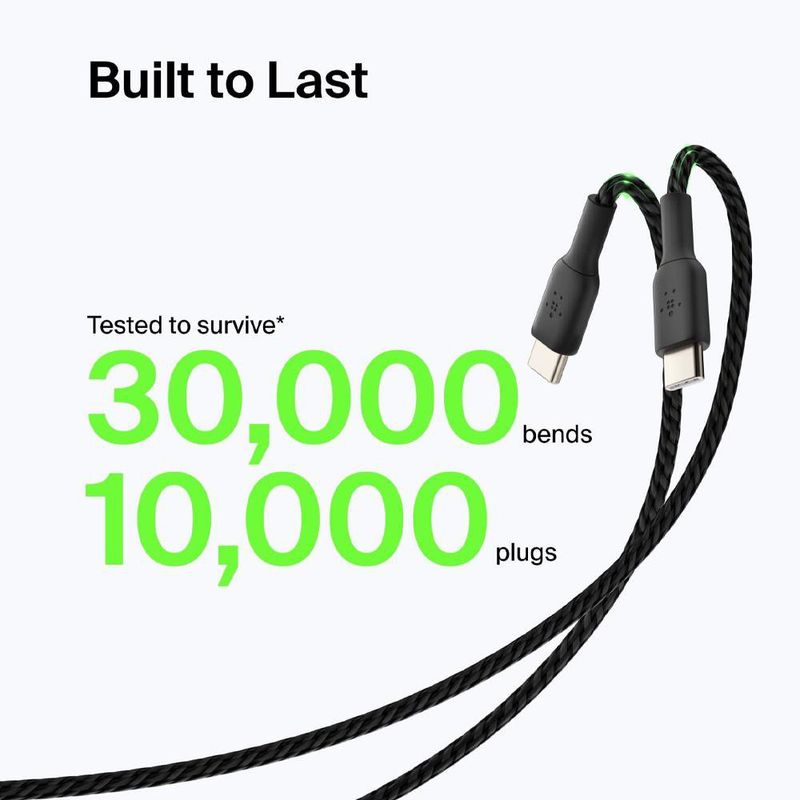 Cable Boostcharge USB a USB-C 100W Negro 2 M
