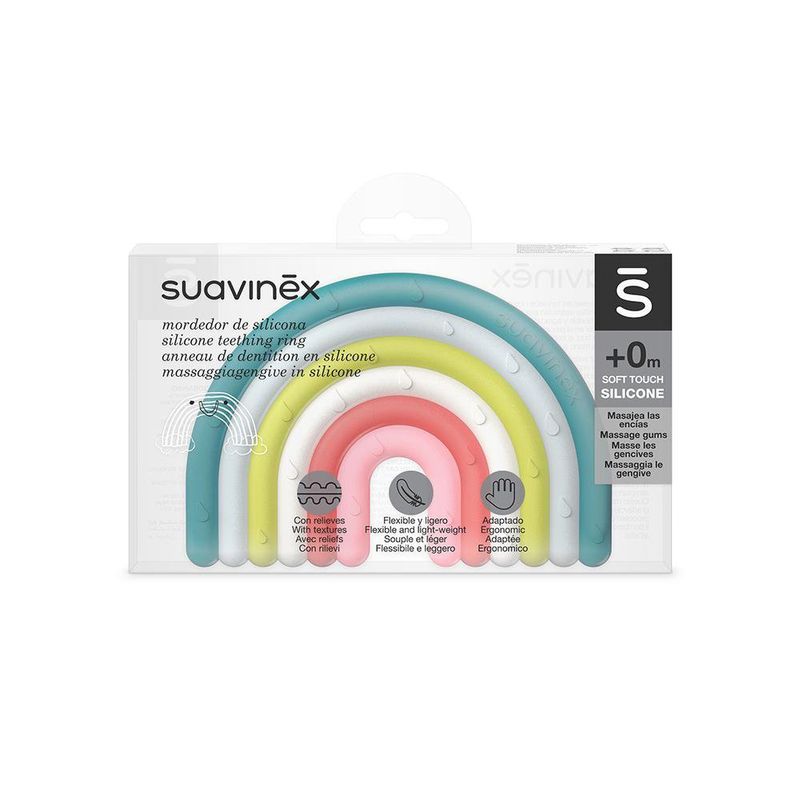 Mordedor Arcoíris Etapa 1 Multicolor - Suavinex