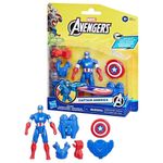 Figura de Acción Iron Man 4 Plg con Equipo de Batalla