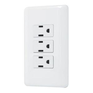 Tomacorriente Triple Basic Blanco - Volteck