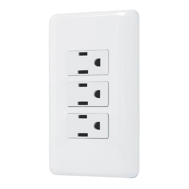 Tomacorriente Triple Basic Blanco - Volteck