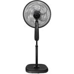 Ventilador de Pedestal Ecojet Negro Altura Ajustable 18 Plg