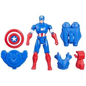 Figura de Acción Iron Man 4 Plg con Equipo de Batalla