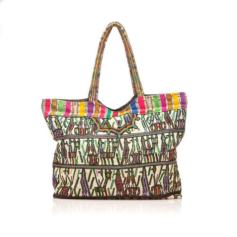 Bolsa Grande De Tela Típica Colores Surtidos