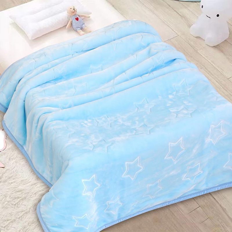 Frazada Estrellas Celeste