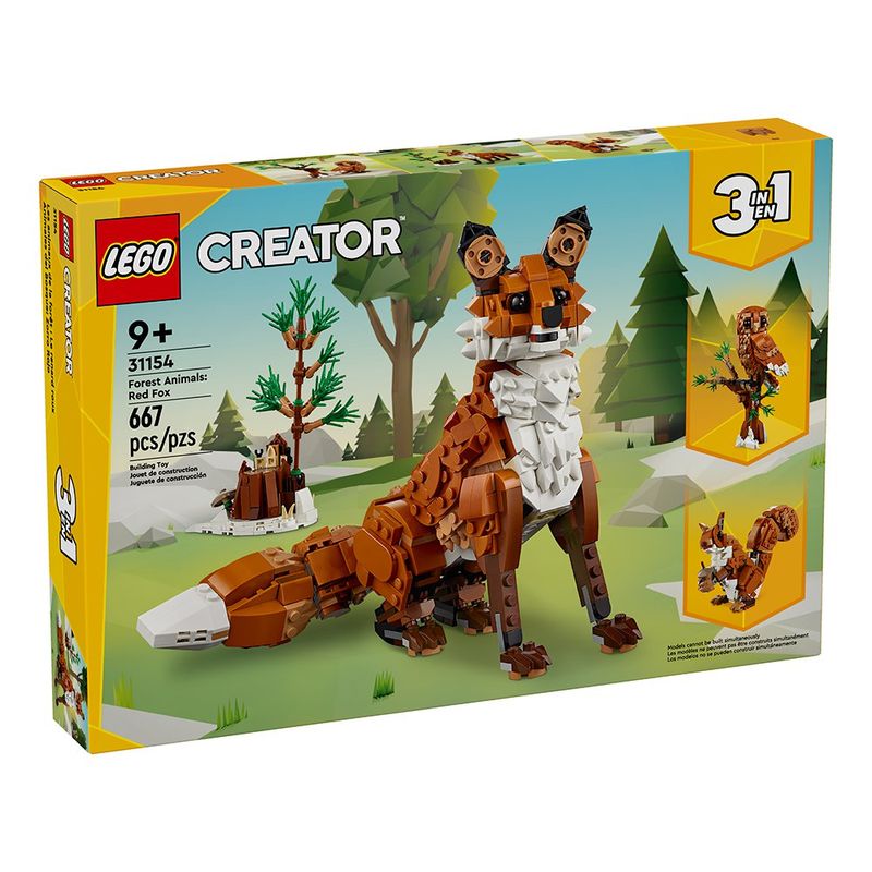 Animales del Bosque: Zorro Rojo 667 Pzas - Lego