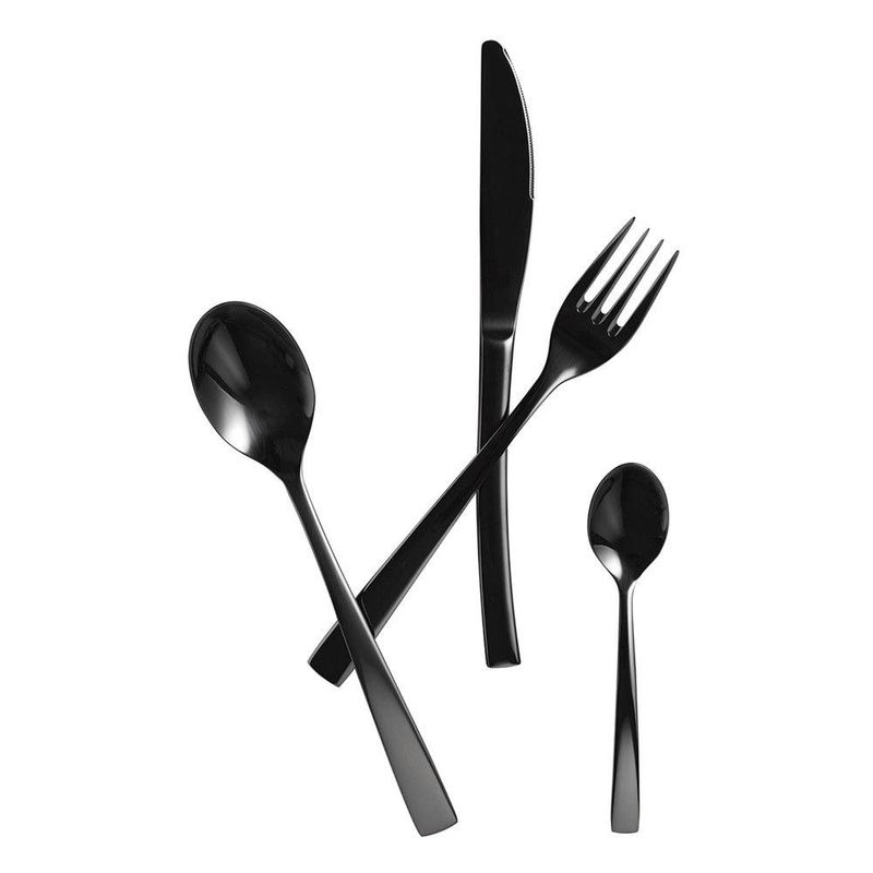 Set de 16 Cubiertos de Acero Inoxidable