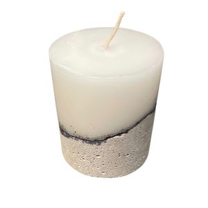 Vela Aromática con Base de Cemento 10 X 7.5 Cm