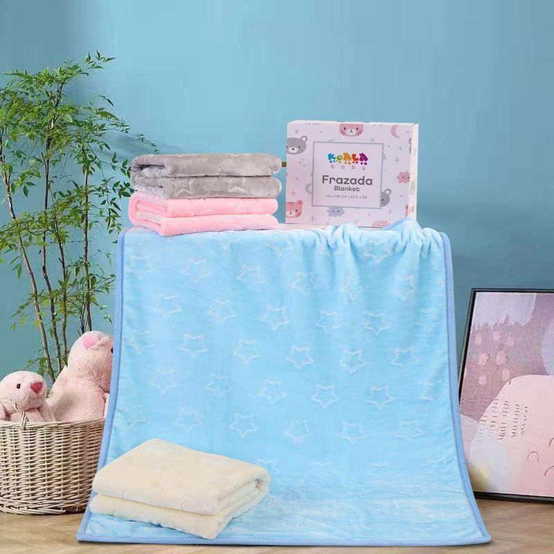 Frazada Estrellas Celeste