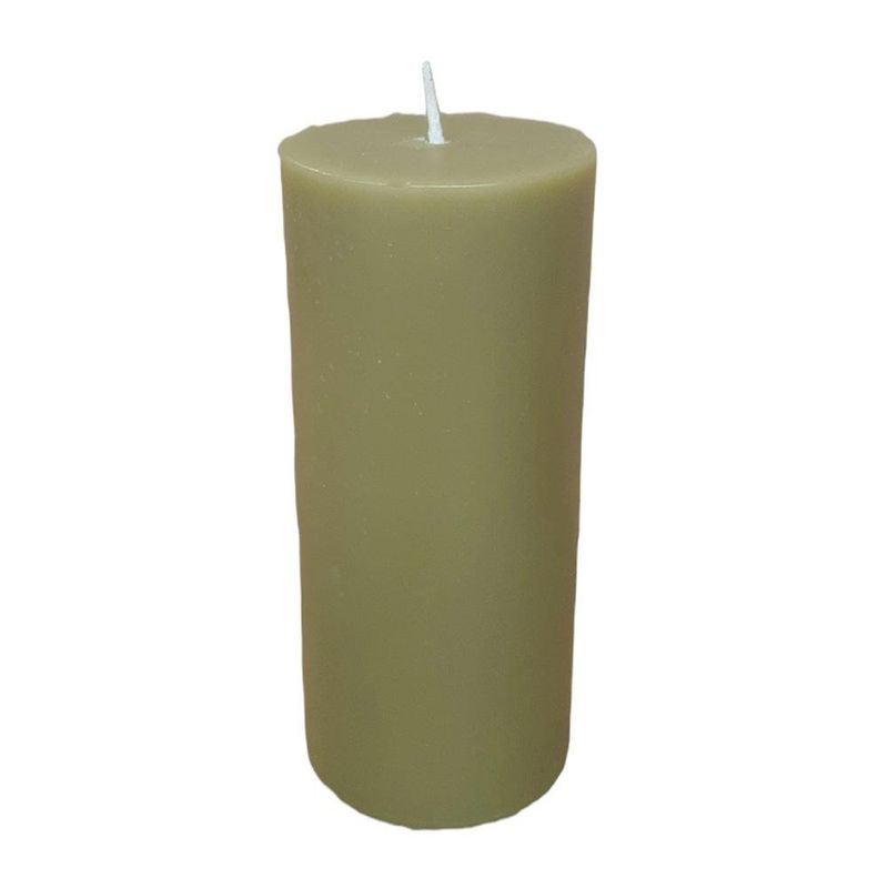 Vela Cilindro Olivo J6