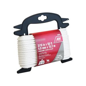 Lazo Trenzado de Nylon Blanco 50 Pies