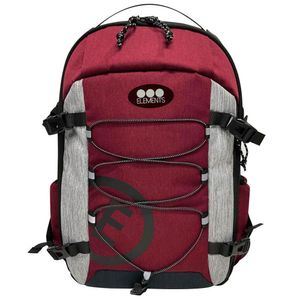 Mochila Resistente y Versátil Rojo y Gris