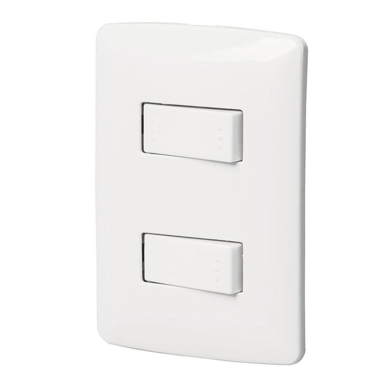 Interruptor 3 Vías Italiana Blanco - Volteck