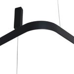 Lámpara LED de Techo Cuadrada Negra 60 Cm