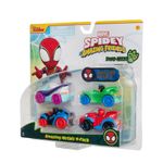 Pack de 4 Vehículos Spidey