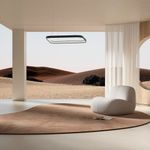 Lámpara LED de Techo Cuadrada Negra 60 Cm