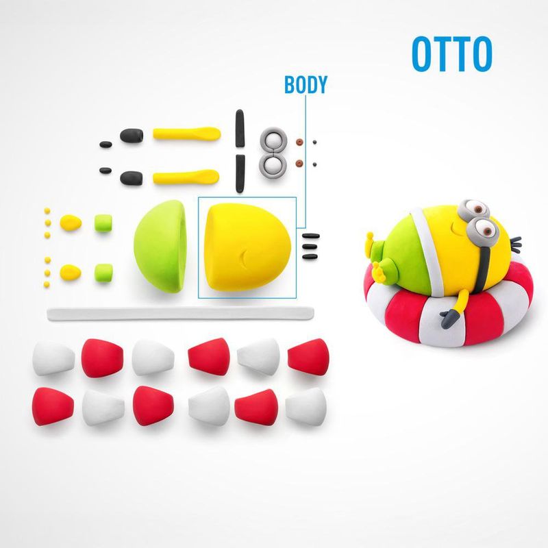 Set de 5 Latas de Arcilla Otto Hey Clay
