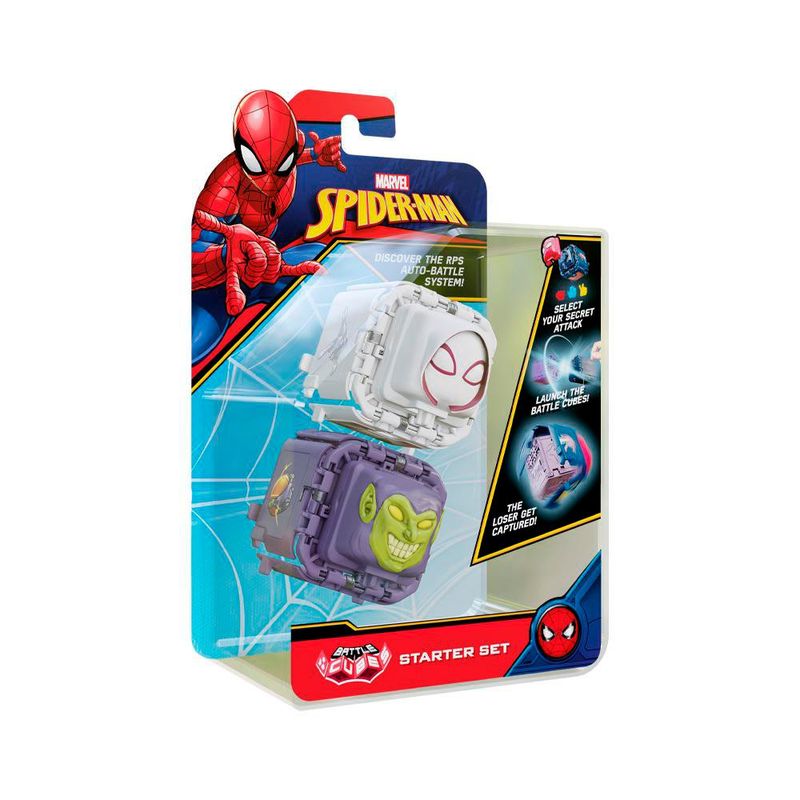 Cubos de Batalla Spider-Man Vs Venom 2 Pzas Diseños Surtidos
