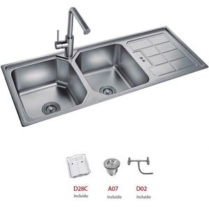 Lavaplatos Dos Fosas 7305 F - Prymium