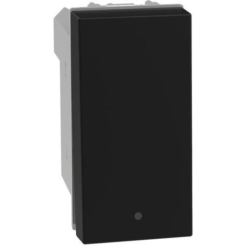 Interruptor Sencillo 15 Ax 127 V Negro