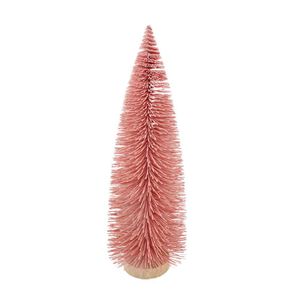 Árbol Decorativo Rosado con Brillo 30 cm