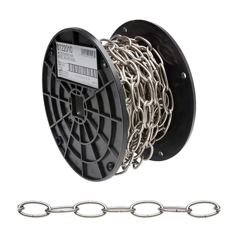 Cadena Decorativa para Delimitación Capacidad 35 Lb Venta por Metro Acabado Níquel
