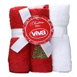 Set de 6 Toallas Faciales Christmas Colores Surtidos