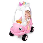 Carrito Coupe Unicornio y Bocina Brillante.