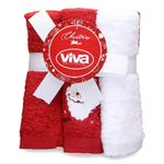 Set de 6 Toallas Faciales Christmas Colores Surtidos