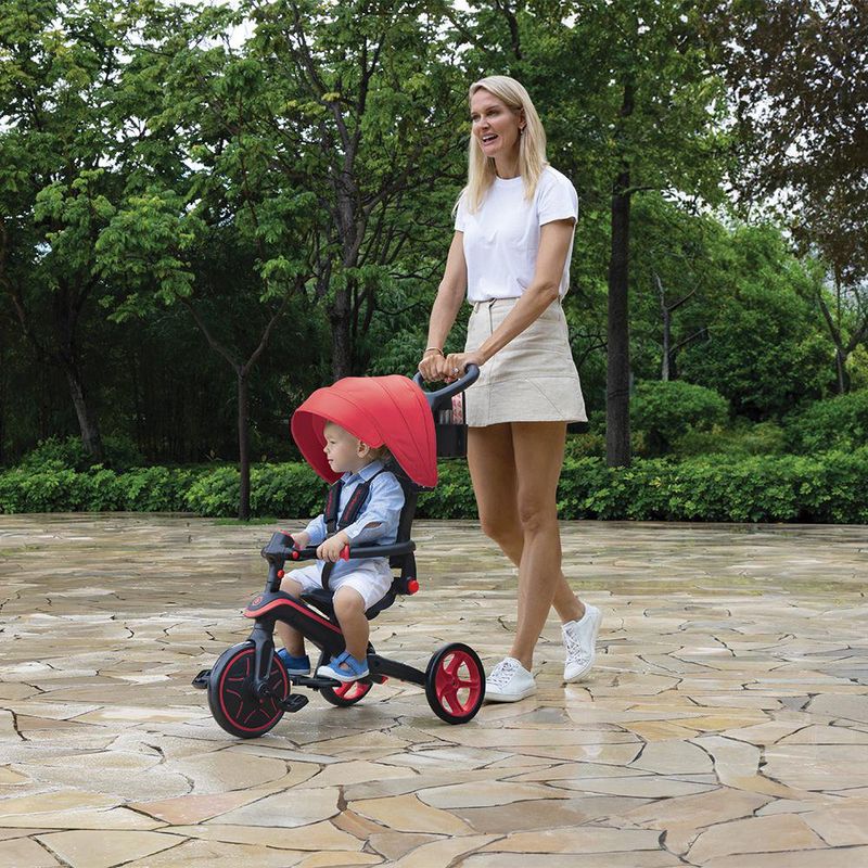 Triciclo Explorador Plegable 4 en 1 Rojo
