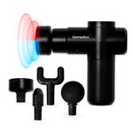 Masajeador Compacto de Percusión Calor/Frío con 4 Accesorios