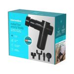 Masajeador Compacto de Percusión Calor/Frío con 4 Accesorios