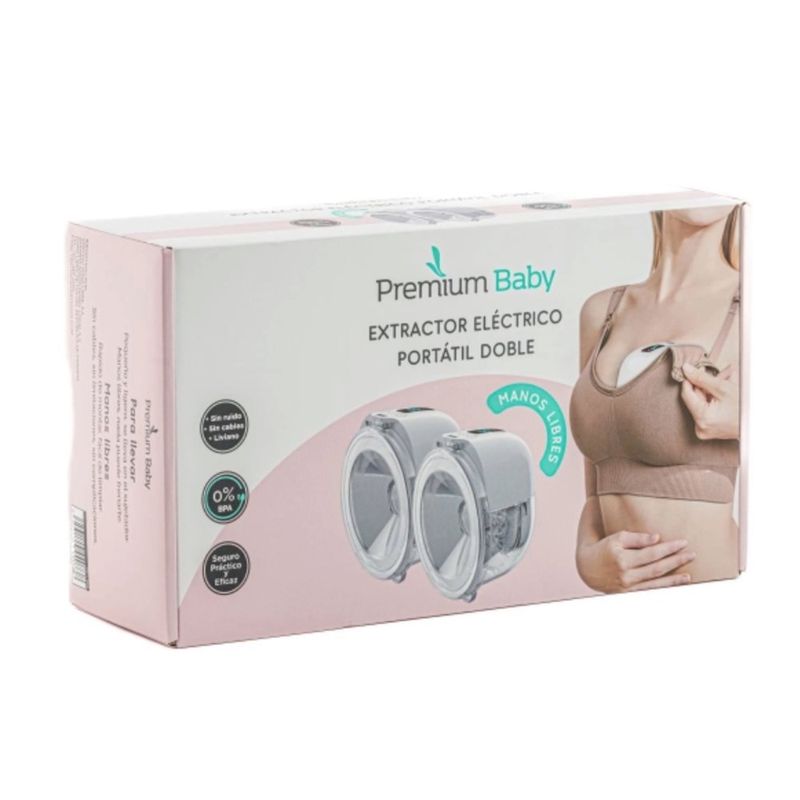 Extractor de Leche Doble Portátil Premium Baby