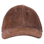 Gorra de Cuero Café Estilo Casual