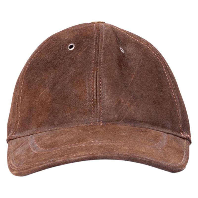 Gorra de Cuero Café Estilo Casual