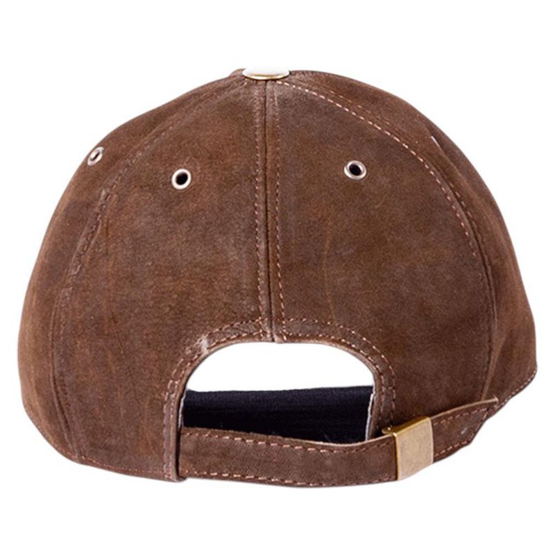 Gorra de Cuero Café Estilo Casual