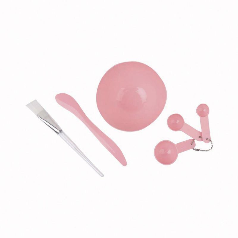 Kit Mezclador para Mascarilla Facial Rosa 6 Pzas