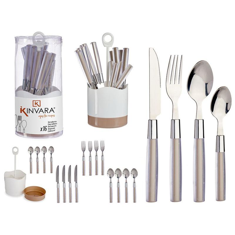 Set de Cubiertos de Acero Inoxidable