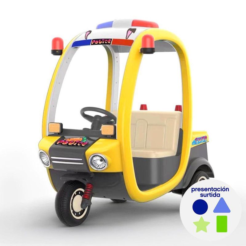 Vehículo Montable Tuc Tuc para Niños Diseños Surtidos