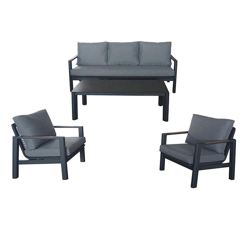 Set de Sala Kansas Aluminio