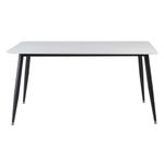 Set de Comedor Arkis para 6 Personas con Mesa y 6 Suillas Color Blanco y Gris Claro