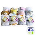 Set de Frazada y Peluche Diseños Surtidos